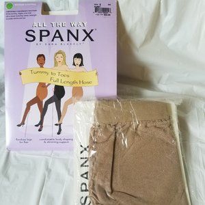 Spanx Tummy Control Nude Pantyhose Size F
